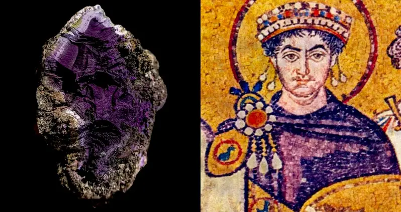 Rare Chunk Of Tyrian Purple, The Prized Pigment Used To Dye The Robes Of Roman Royalty, Unearthed In England