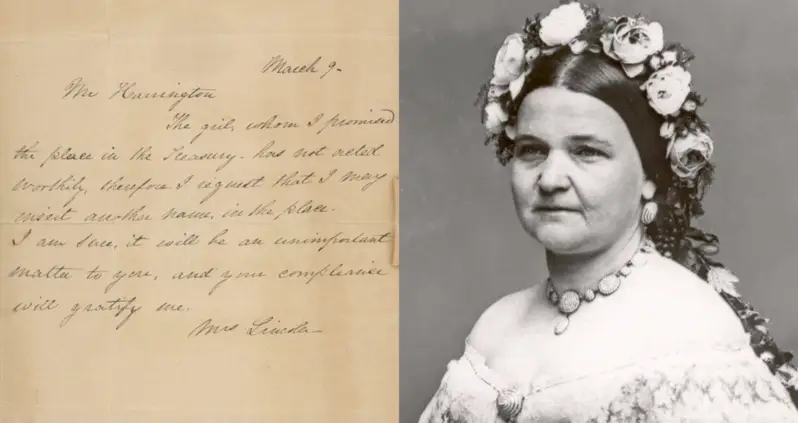 Previously Unseen Mary Todd Lincoln Letter Sheds New Light On The Controversial First Lady