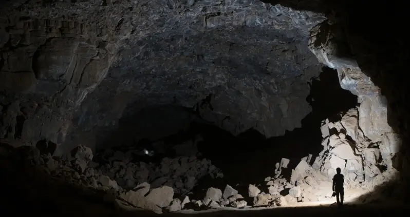 This Massive Lava Tube Beneath The Arabian Desert Sheltered Prehistoric Humans For Thousands Of Years