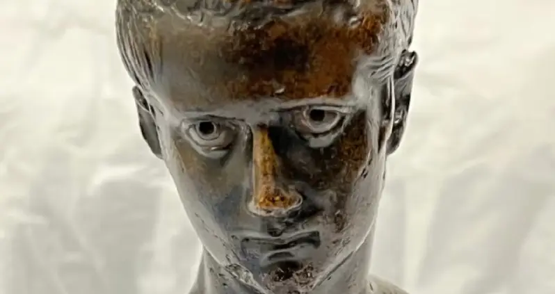 Rare Bronze Bust Of Roman Emperor Caligula Rediscovered After It Went Missing 200 Years Ago