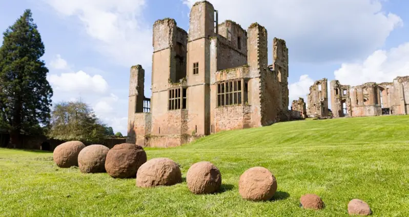 Construction Workers Just Unearthed Eight Catapult Stones From A 13th-Century Siege At An English Castle