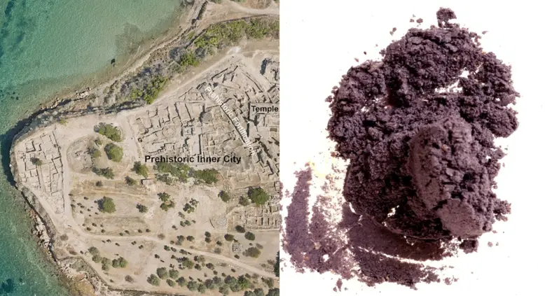 Ancient Greek Workshop For Making The Rare Dye Known As Mycenaean Purple Found On The Island Of Aegina