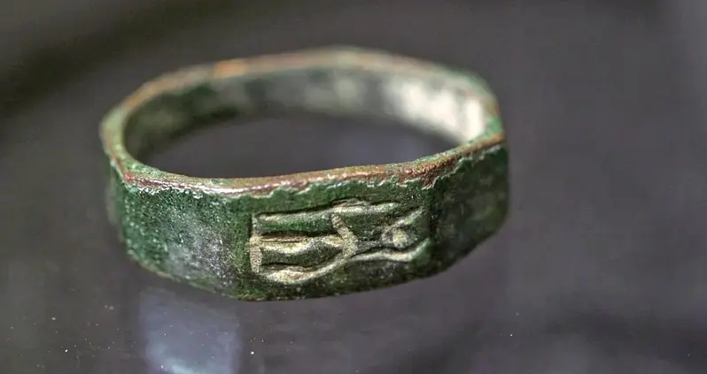 Teen Stumbles Upon 1,800-Year-Old Ring Featuring The Goddess Minerva While Hiking In Israel