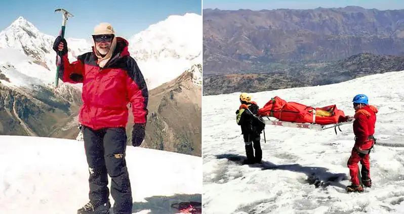 Melting Ice In The Andes Just Revealed The Body Of A U.S. Climber Who Went Missing 22 Years Ago