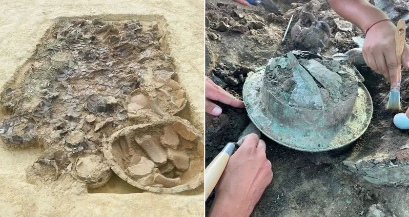 Archaeologists In Italy Just Discovered The 2,700-Year-Old Tomb Of An Ancient Noble Filled With 150 Artifacts