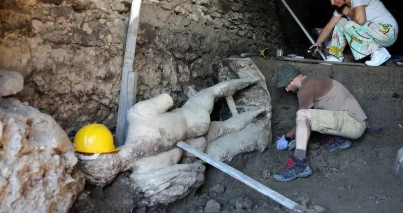 An Ancient Roman Statue Of Hermes Has Been Found Intact Inside A Bulgarian Sewer