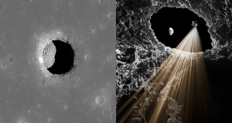 Researchers Discover An Underground Cave On The Moon That Could Serve As A Future Lunar Base