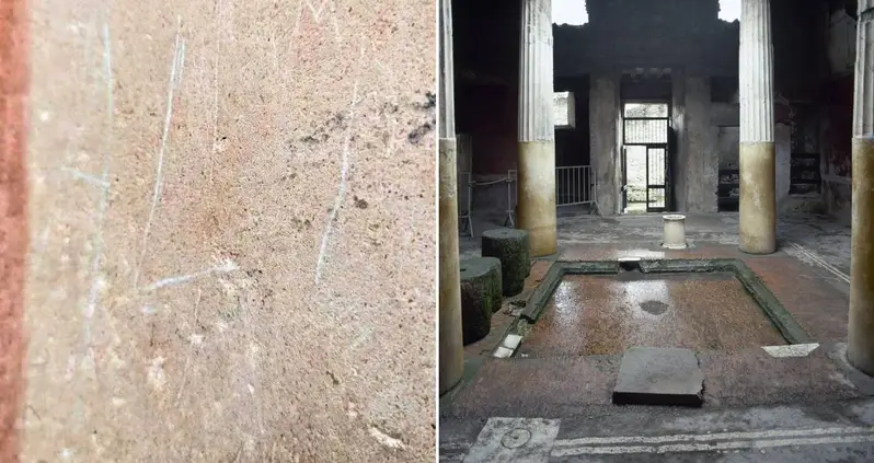 A Tourist In Pompeii Was Just Arrested For Carving His Name Into A 2,200-Year-Old Wall