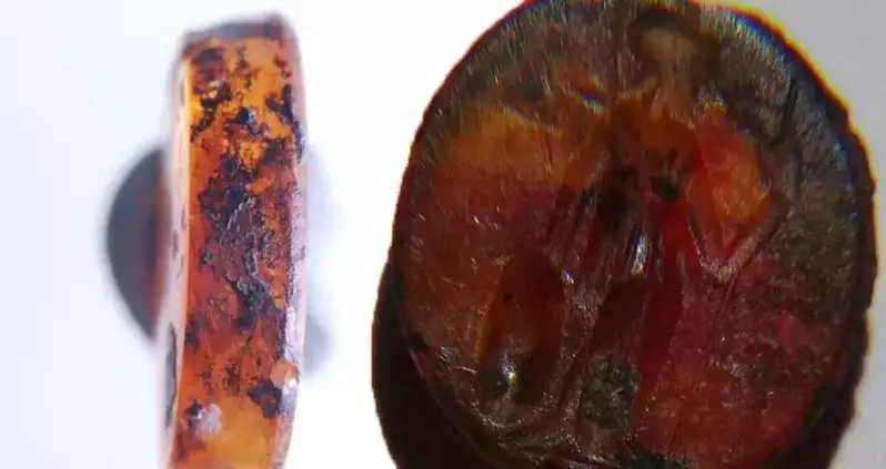 Archaeologists Find A 1,700-Year-Old Roman Ringstone With An Image Of Athena In Türkiye
