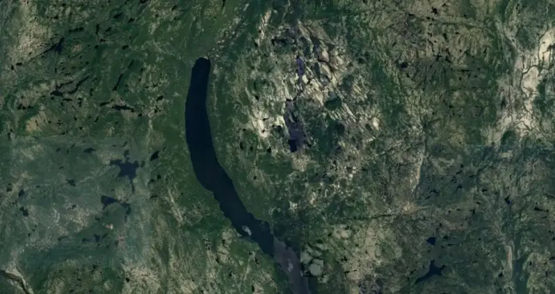 A Man Using Google Maps Just Discovered A Crater Likely Caused By A Massive Meteorite In Quebec