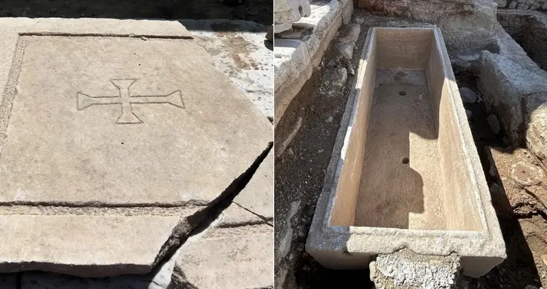 Archaeologists In Türkiye Unearthed The Sarcophagus Of An Ancient Roman Gladiator