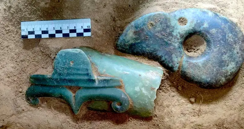 Archaeologists Uncover A 5,000-Year-Old Jade Dragon Inside A Tomb In Northern China