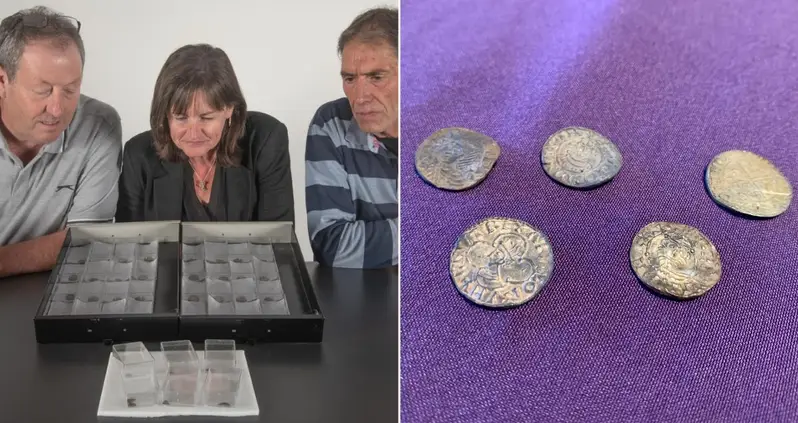 Metal Detectorists On The Isle Of Man Discover Hoard Of 1,000-Year-Old Viking Coins