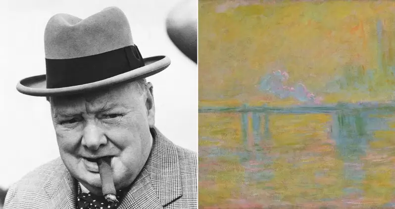 A Monet Masterpiece Yellowed By Winston Churchill’s Cigar Smoke Has Now Been Restored