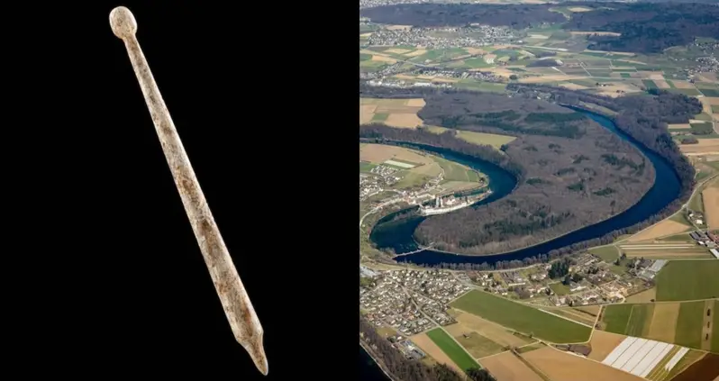 Ancient Brooches, Wine Jugs, And A Pen Made From Animal Bone Unearthed At A Celtic Settlement In Germany