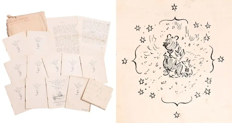 British Man Discovers Rare Collection Of Original ‘Winnie-The-Pooh’ Drawings And Manuscripts In His Late Father’s Attic