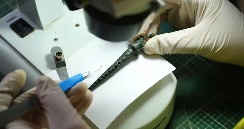Archaeologists In Türkiye Just Unearthed A 1,600-Year-Old Drinking Filter Made Of Bronze