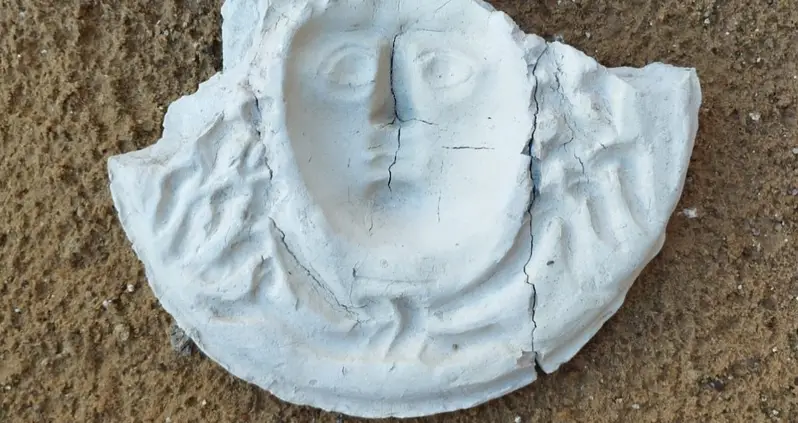 Archaeologists In Sicily Just Unearthed A Plaster Mold Used To Make Medusa Masks 2,000 Years Ago