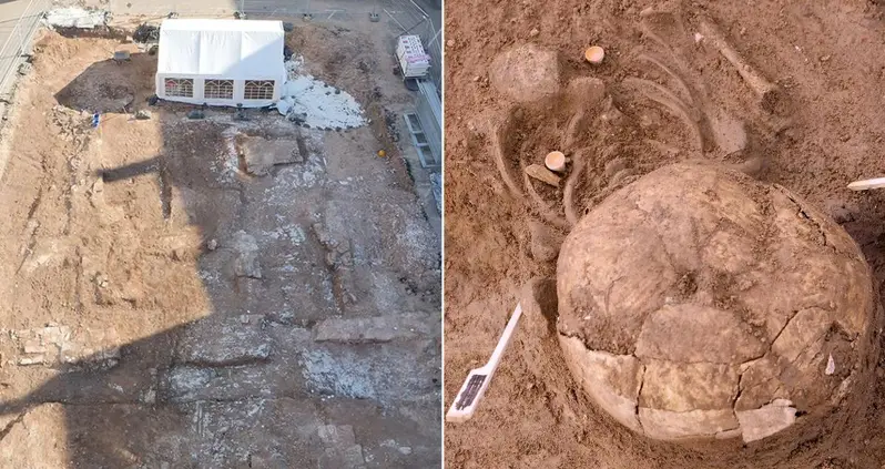 Archaeologists In Germany Just Uncovered A Medieval Church Surrounded By Children’s Skeletons Beneath A Parking Lot