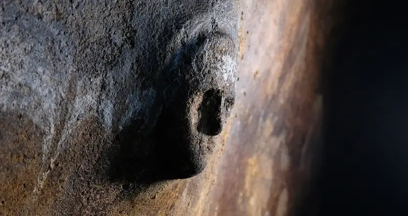 Archaeologists Exploring An Ancient Villa In Libya Just Found A Haunting Face Molded Onto One Of Its Walls