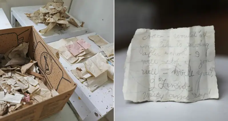 Renovations Reveal 200-Year-Old Doodles And Notes Stashed In The Walls Of A Former High School In Maine