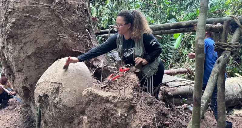 Fisherman Stumbles Upon Enormous Pre-Columbian Funeral Urns In The Brazilian Amazon