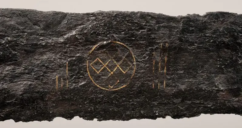 Workers Dredging A River In The Netherlands Happened Upon This Medieval Sword Inscribed With A Viking Symbol