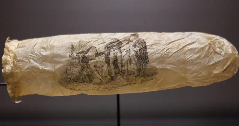 200-Year-Old Condom Made Of Sheep Appendix And Inscribed With Erotic Artwork Goes On Display At The Netherlands’ National Museum