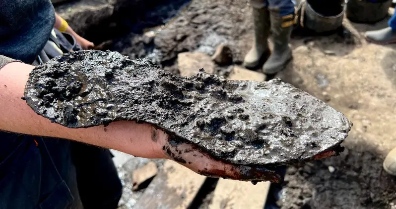 A Shockingly Large 2,000-Year-Old Shoe Was Just Found At A Roman Fort In England