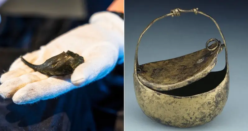 An 1,800-Year-Old Bronze Wrist Purse That Once Belonged To A Roman Soldier Has Been Unearthed In The Czech Republic