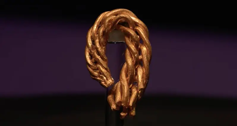 This 1,000-Year-Old Viking Armband Made Of Gold Was Just Found By A Metal Detectorist On Britain’s Isle Of Man