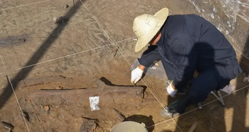 Archaeologists In China Discovered 300,000-Year-Old Wooden Tools Preserved In Clay