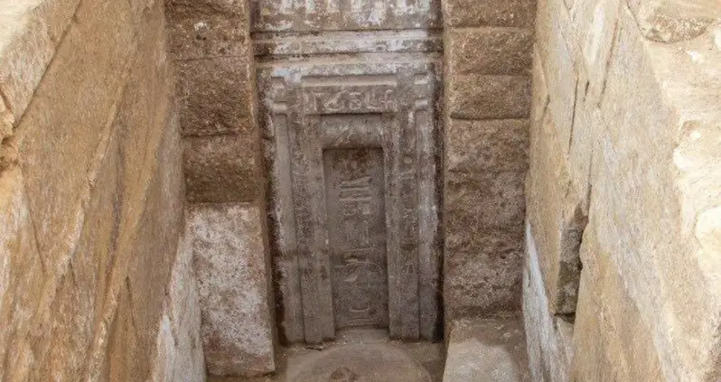 The Tomb Of An Ancient Egyptian Prince Was Just Discovered — With A Pink Granite False Door