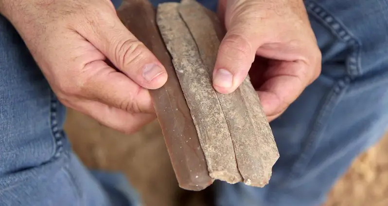 Archaeologists Unearth A 5,500-Year-Old Canaanite Blade Workshop In Southern Israel