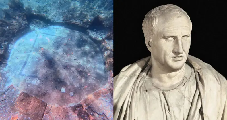 Submerged Roman Bathhouse Found In The Ancient Party City Of Baiae May Have Belonged To The Famous Statesman Cicero