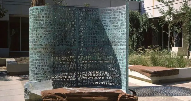 The Solution To The Unbreakable Code Carved Onto The <em>Kryptos</em> Sculpture At CIA Headquarters Will Soon Be Sold To The Highest Bidder