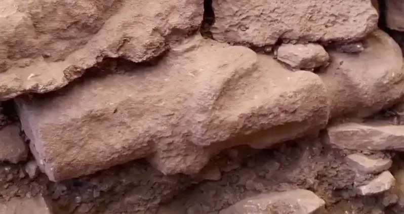 Archaeologists In Turkey Just Found A Human Statue Embedded Into A Wall At Göbekli Tepe, The Oldest Temple In The World