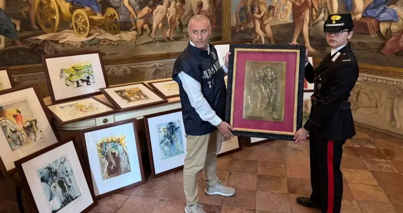 Police Just Seized 21 Works Of Art Suspected To Be Forgeries From A Salvador Dalí Exhibition In Italy