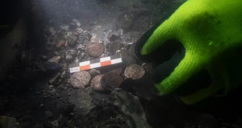 Divers In France Just Uncovered A Trove Of 847 Ancient Roman Coins At The Bottom Of The Rhône River