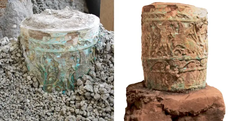 An Ornate Egyptian Vase Has Been Unearthed At One Of Pompeii’s ‘Street Food’ Kitchens