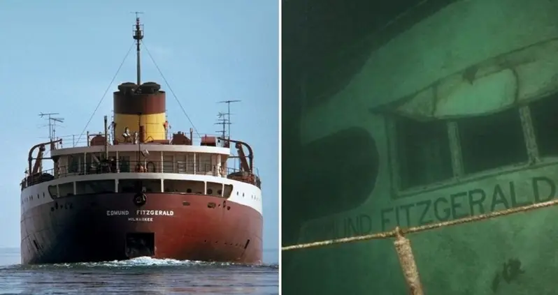 The Story Of The SS <em>Edmund Fitzgerald</em>, The 729-Foot Freighter That Split In Two During A Violent Storm On Lake Superior