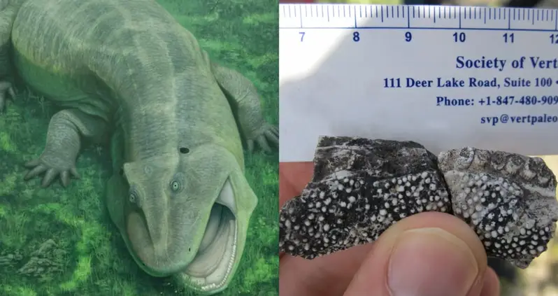 Paleontologists Just Discovered A Strange Salamander-Like Creature With A Sideways Jaw That Predated The Dinosaurs