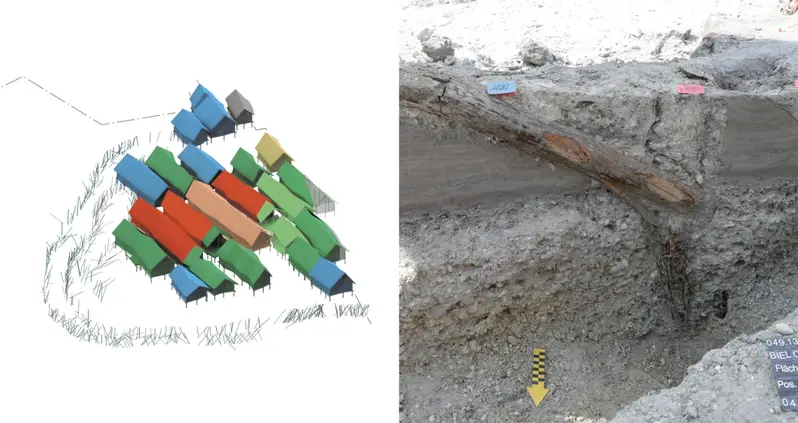 Construction In Switzerland Turned Up A Neolithic Village That Was Washed Away By A Violent Storm 5,900 Years Ago