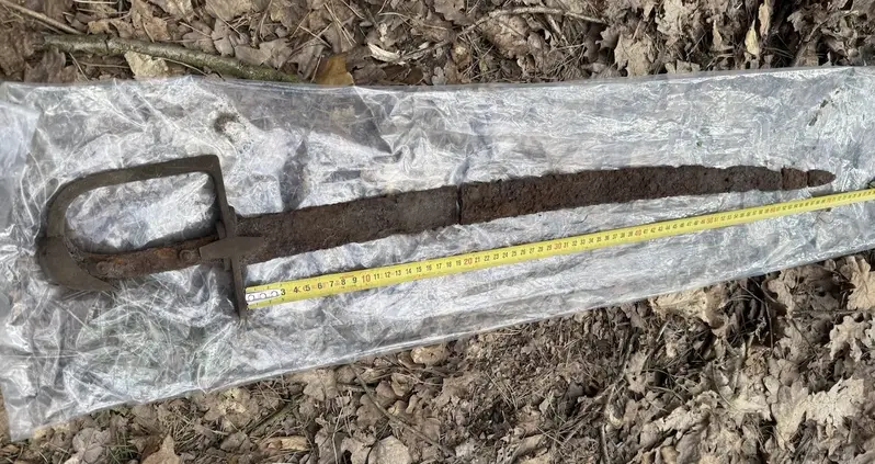 Metal Detectorists In Poland Just Found A Wealth Of Relics From World War II, Including Dog Tags, A Dagger, And A Cavalry Sabre