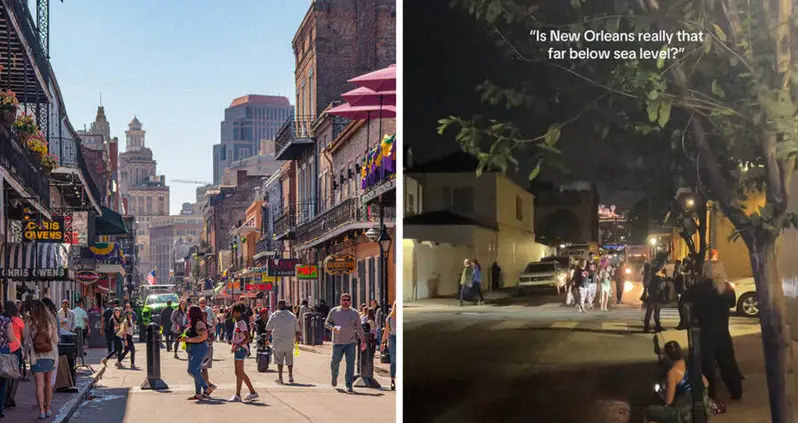 A Woman Walks Around New Orleans At Night. Then She Spots A Cruise Ship That Proves The City Is ‘Far Below Sea Level’