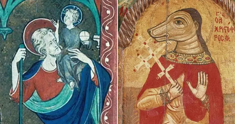 Why Was St. Christopher Depicted With The Head Of A Dog In Hundreds Of Historical Paintings?