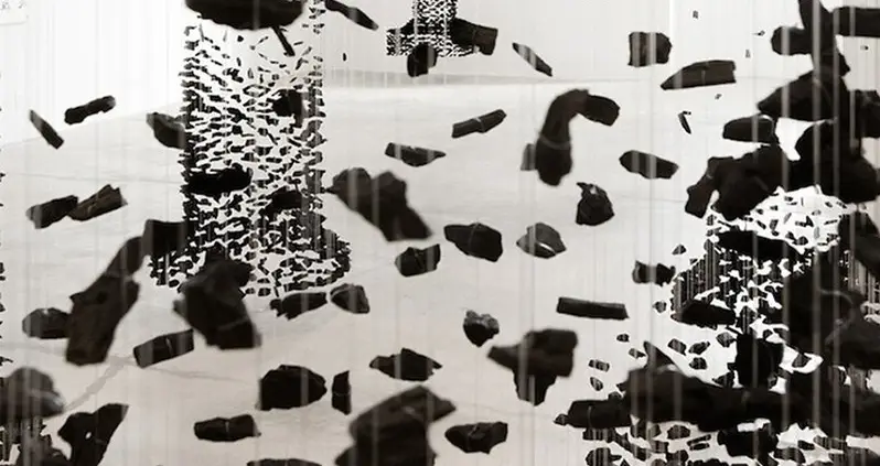 The Stunning Charcoal Installations Of Seon Ghi Bahk