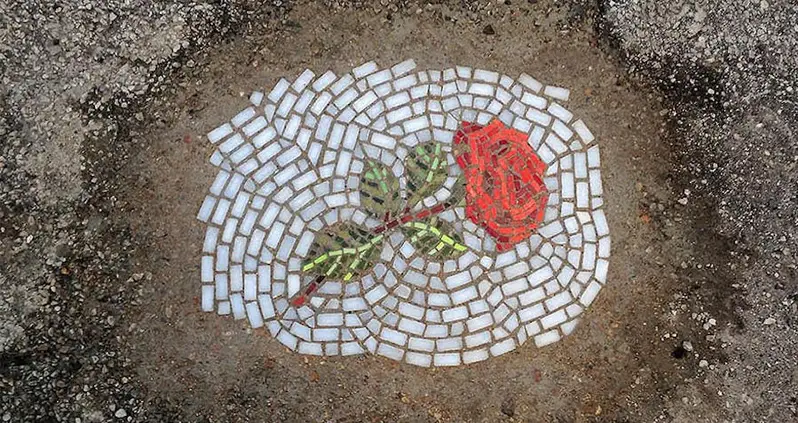 Meet Jim Bachor, The Chicago Artist Who Transforms Potholes Into Whimsical Works Of Art