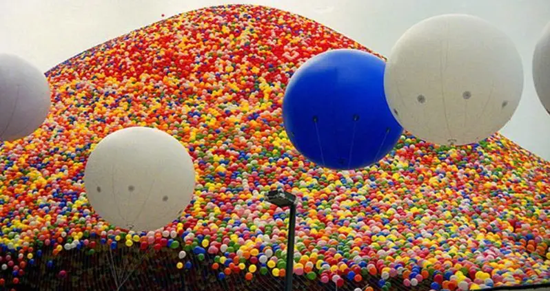 When Cleveland, Ohio Decided To Launch 1.5 Million Balloons At Once
