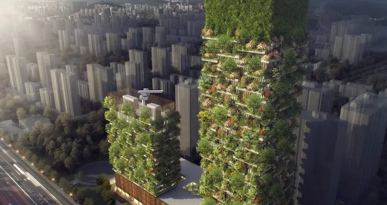 China Is Growing A Vertical Forest To Gobble Up CO2